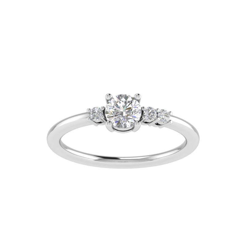 Floral Design Ying Yang Ring Guard and Engagement Ring Bridal Set 2 Rings Ring  Guard and Engagement Ring 